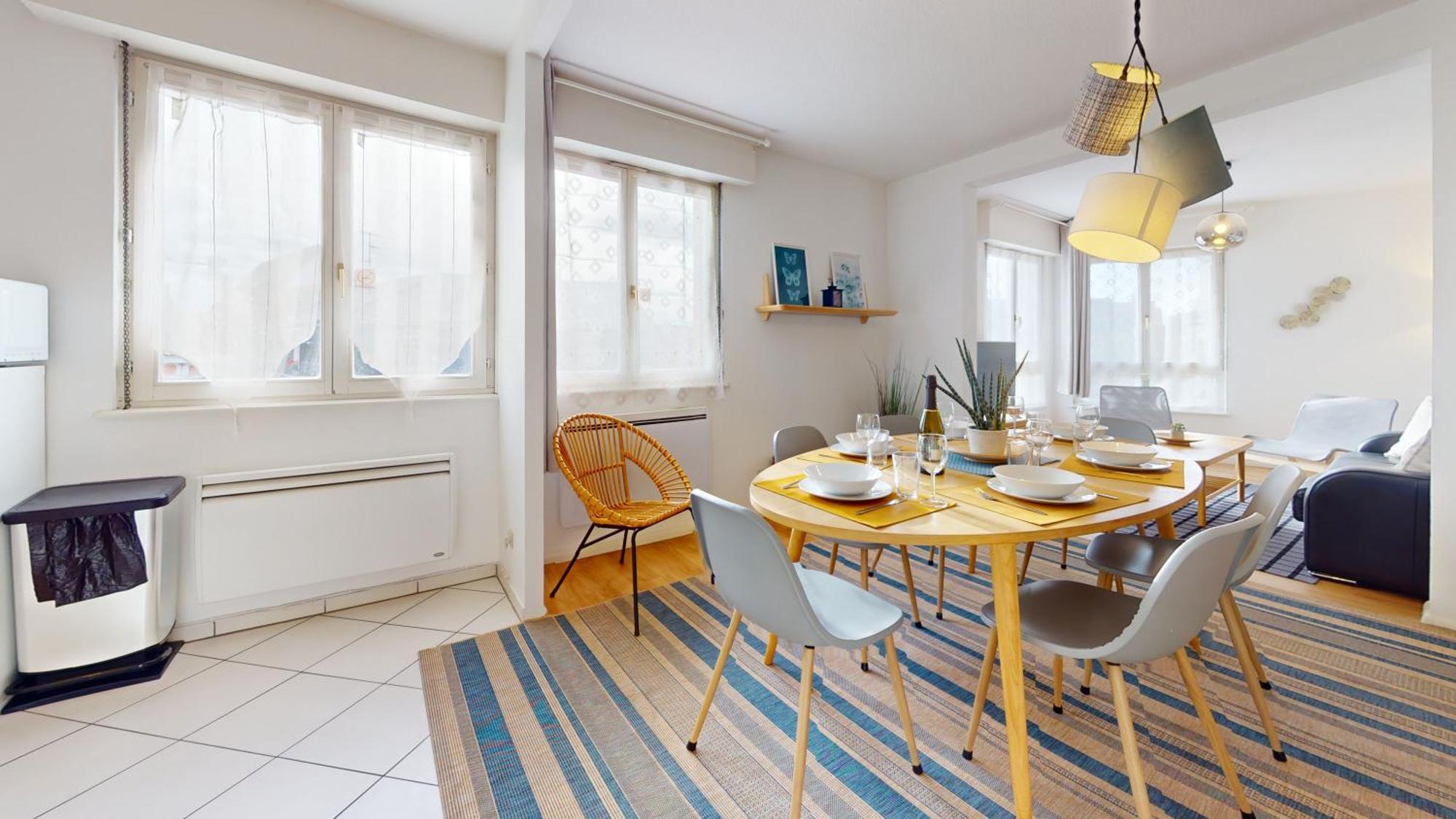 Elegance, Appartement 6 Pers 1 Parking Colmar Exterior foto