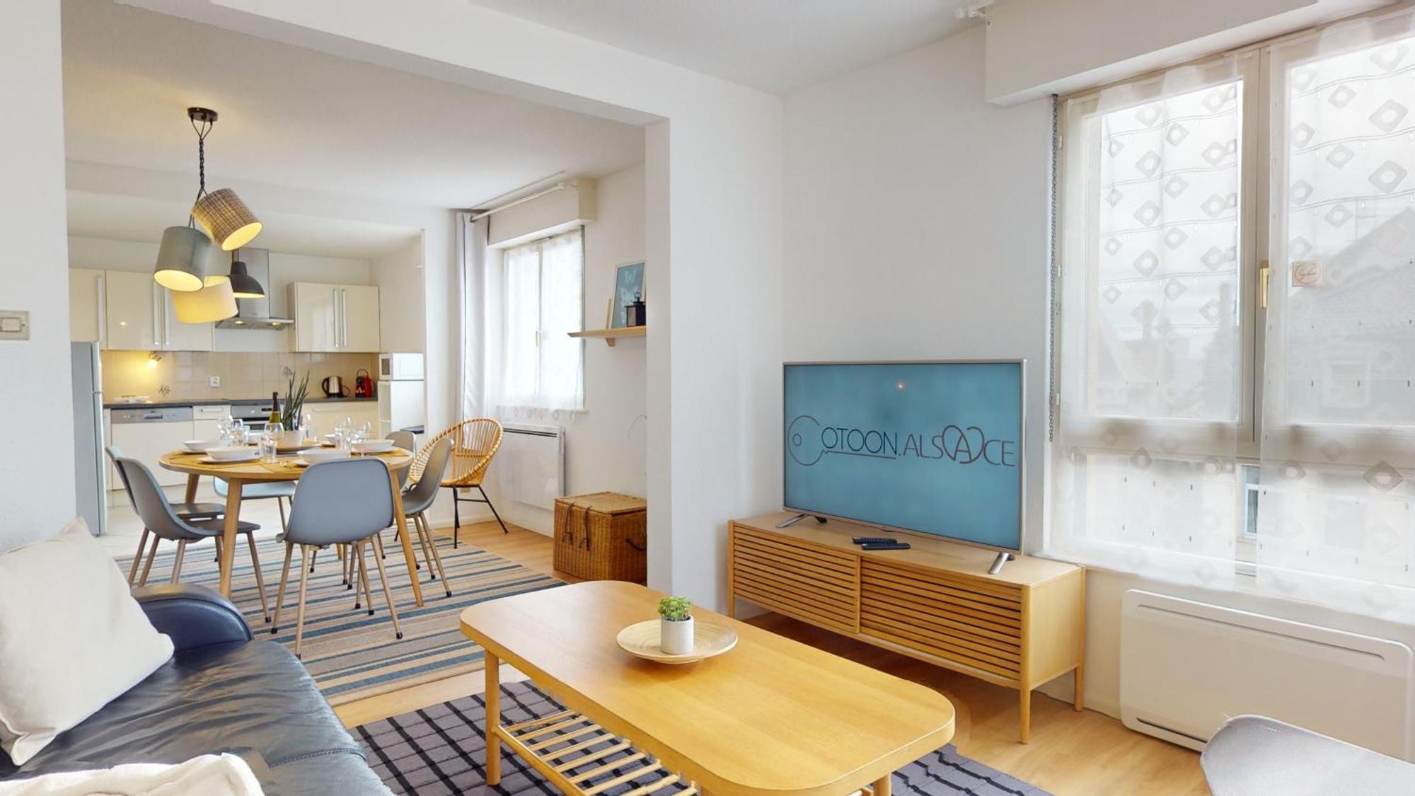 Elegance, Appartement 6 Pers 1 Parking Colmar Exterior foto